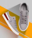 U.S. Polo Assn Men Grey Solid Sneakers Sneakers For Men  (Grey, Red)...