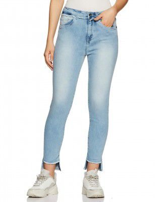 U.S. POLO ASSN. Women Skinny Jeans (Uwjn8159_Light Indigo_26), Blue