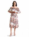 U.S. Polo Assn. Women's Polyester A-Line Midi Casual Dress...