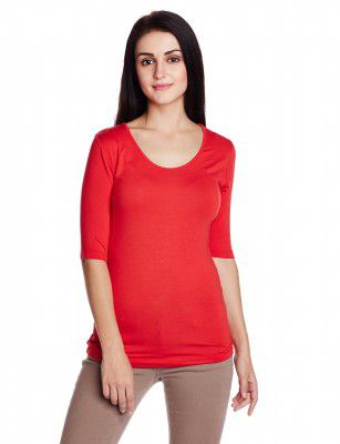 U.S. POLO ASSN. Women's Solid Slim Fit T-Shirt