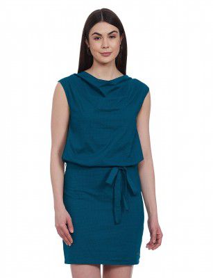 U.S. POLO ASSN. Women's Us Polo Cotton Cut-Out Mini Dress