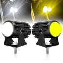 U1 Mini Drive Dual Color LED Spotlight, 2 Modes, 6000K White & 3000K Yellow (Pack of 2)...