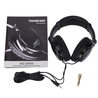 Ubersweet® Imported DJ Headphone Headset Monitor Headphone for Guitar Midi controller Mixer_187605