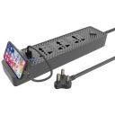 UBON 7-in-1 Power Series , 6Amp Extension Board with 3 Sockets, 3 USB Ports, 1 Mobile Stand...