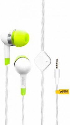Ubon UB-31 Earfit Bass Sound Earphone Wired Headset  (White, In the Ear)