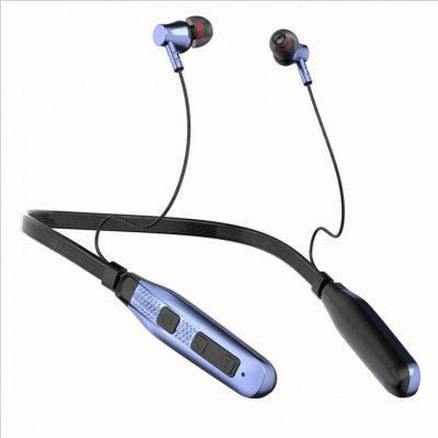 Ucool Beast 100 Hours Playtime Bluetooth Wireless Neckband headphones Earphone Bluetooth Gaming Headset&nbsp;&nbsp;(Blue, In the Ear)