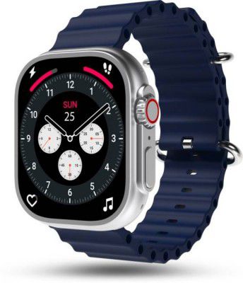 Ucool Ultron 1.96 Infinite Display,BT Calling Smartwatch (Blue Strap, Regular)
