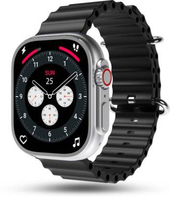Ucool Ultron 1.96 Infinite Display,BT Calling Smartwatch (Black Strap, Regular)