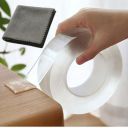 UFLOW Double Sided 3M Tape Heavy Duty with 10 by 10 cm Microfiber cloth...