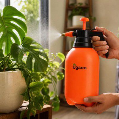 UGAOO Pressure Sprayer 2 Litre | Garden Spray Pump with Adjustable Brass Nozzle 