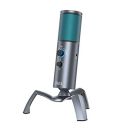 Uhuru Multipattern USB Podcast Microphone with 2 Pickup Patterns, 0-Latancy Monitoring, Mic Gain Condenser Gaming Mic for PC (UM-1100, Grey)...