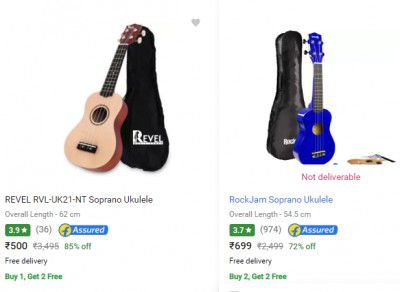 Ukuleles guitar @₹500