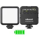 ULANZI VL49 2000mAh LED Video Light w 3 Cold Shoe Mounts Type C Charging Soft Light Panel...