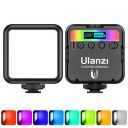 ULANZI VL49 RGB Video, LED Camera Light 360° Full Color Portable Photography Lighting with 3 Cold Shoe, 2000mAh Rechargeable CRI 95+ 2500-9000K Dimmable Panel Lamp Support, Black, (ULANZI-2287)...