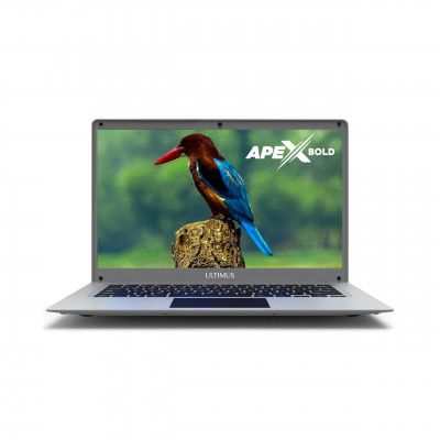 ULTIMUS APEX Bold Laptop Intel Celeron Dual Core 8 GB LPDDR4 256 GB SSD Win 11 Home 1.25KG Silver
