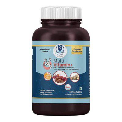 UltraCare PRO Multivitamin+ Premium Supplement For Men and Women (60 Veg Tablets)