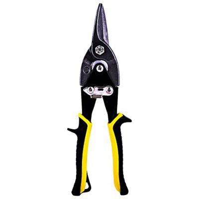 ULTRAFAST Heavy Duty 250mm Aviation Tin Snips 10 Inch Professional Straight Cutter Industrial Quality Alloy Blade
