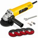 ULTRAFIST Silver UF-AG801 Angle Grinder 850W, 4 Inch/100mm Electric Grinder Machine...