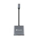 UltraProlink Smart Hub 3-in-1 USB 3.0 Type C to USB 3.0 Type C, USB 3.0 Type A, HDMI Type A USB Hub (Broad Compatibility, Grey)...