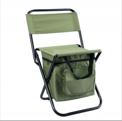 Umi Metal Folding Chair with Storage Bag (Green)