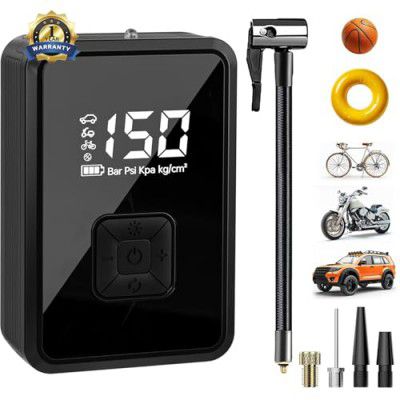 UN1QUE Cordless Tyre Inflator for Car, 150PSI Car Air Pump