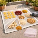 Unbleached Drying Cloth with Net Cover (1Pcs) | Cotton Base Fabric | 75x100 cm...