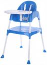 Little Tribe Multifuction Kids High Chair (Blue, White)...