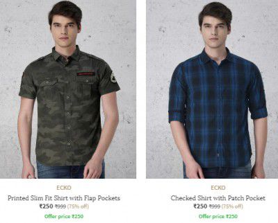 Ajio: Mens Shirt Under Rs 499