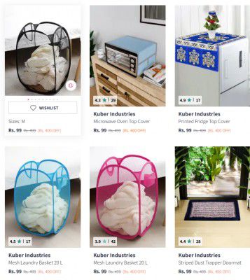 Myntra: Under Rs 99 Store