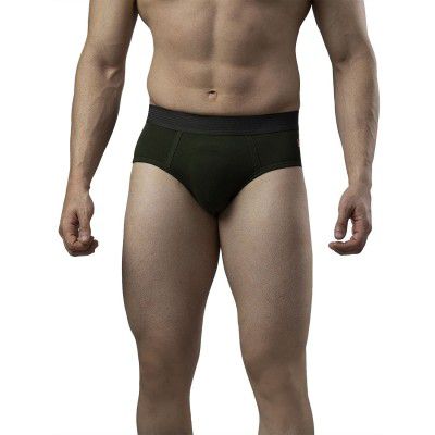 Underjeans Men Cotton Blend Brief