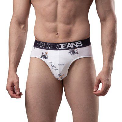 Underjeans Men Cotton Blend Brief - Pack of 2