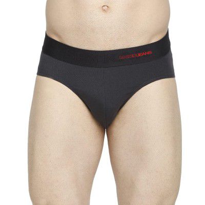 Underjeans Men Cotton Blend Olive Brief Regular Fit