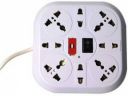 UNI 8 SOCKET EXTENSION BOARDS 8 Socket Extension Boards  (White, 3 m)...