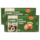 Unibic Danish Coconut Cookies, 300 g (Pack of 2) Weight May Vary...