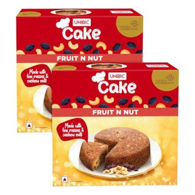 Unibic Foods India Pvt LTD Fruit & Nut Cake| Fruit Cake| Premium Cake 440gm