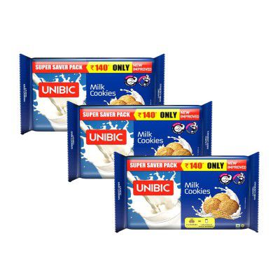 UNIBIC Foods Milk Cookie - 500g (Pack of 3)
