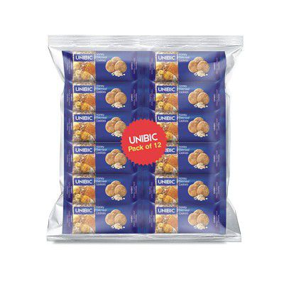 Unibic Honey Oatmeal 75g (Pack of 12)