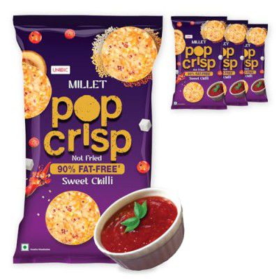 UNIBIC MILLET POP CRISP SWEET CHILLI 12 X 4 X 40G