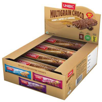 Unibic Snack Bar Multigrain Choco, 12 x 30 g