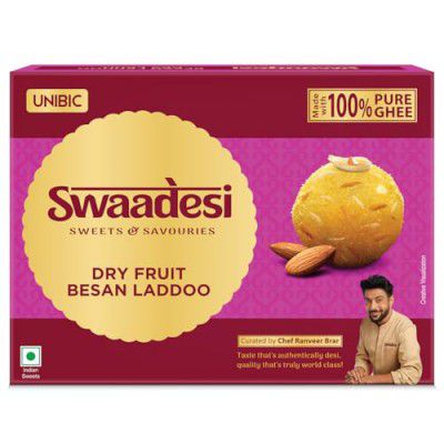 Unibic Swadesi Dryfruit Besan Laddoo - 180 g