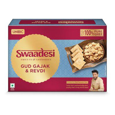 Unibic Swaadesi Gud Gajak & Revdi I Made with Pure Ghee | 360g
