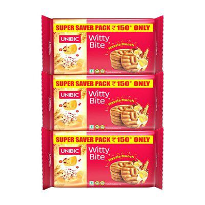 UNIBIC : Witty Bite -500gm (Pack of 3)