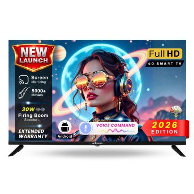 Uniboom_Optima Series (40")HD Smart LED TV | Android TV |Mobile Screen Cast 40S-ULT-AED