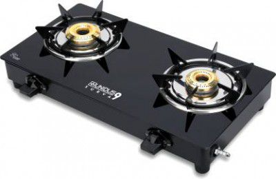 UNIDUS SV9 Glass Manual Gas Stove  (2 Burners)