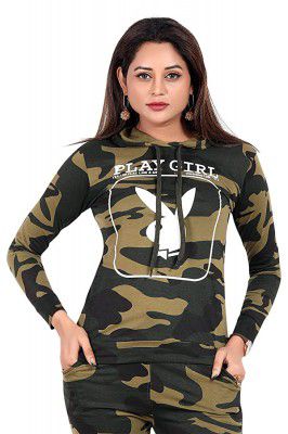 UNIFORMIC Womens Cotton Hooded Neck Hoodie (TRHDTRCM_Green_M)