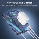 UNIGEN 45W 2-in-1 Dual Port USB-C Wall Charger with PD 3.0 | Fast Charging Power Adapter ...