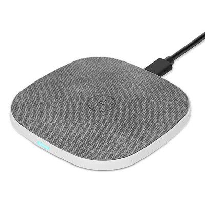 UNIGEN UNIPAD Wireless Charger Pad | 15W Type-C PD | Qi Certified | for i-Phone 13/12/11/XS/X/8/SE, Galaxy S20+/Note10/Note10+/S10/S10Plus/S10E/Note9/S9, One-Plus 9 Pro (White)