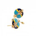 UNIQOSTAR Earrings & Jhumka/Jhumki for Women & Girls Traditional & Ethinic Multicolor Kundan Meenakari & Gold Plated Enamel Pearls & Semi-Precious Stones Accessories - 1 Pair...