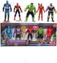 UNISAFE COLLECTION Avengers Toys Set - Captain America, Ironman, Hulk, Ant Man and Thor (Multicolor)...