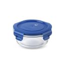 United Colors of Benetton 400ML Borosilicate Glass Food Storage Container with Airtight Coloured Lid...